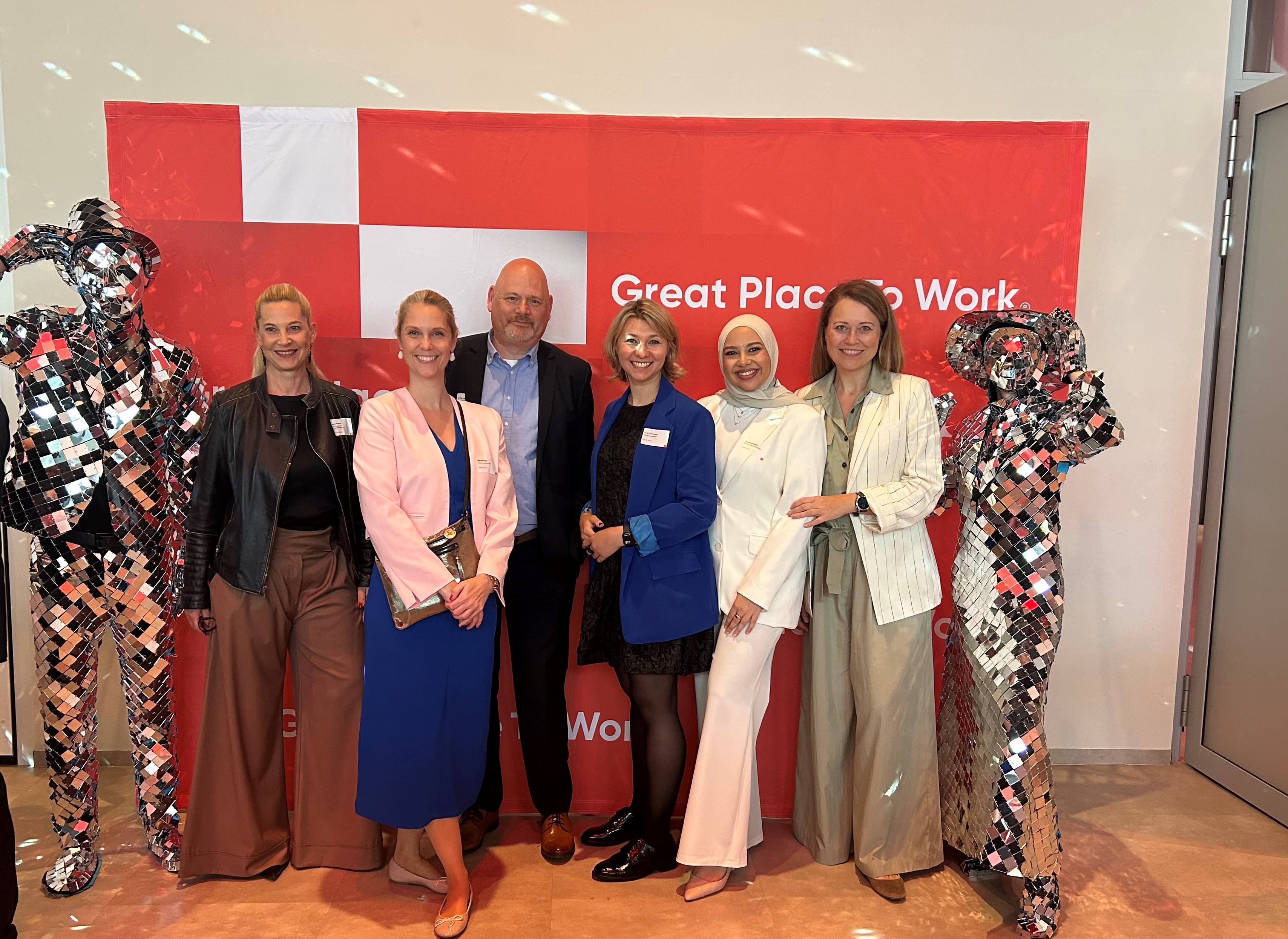 Amgen Österreich Kolleg:innen während der Great Place To Work Award Ceremony im Mai 2025