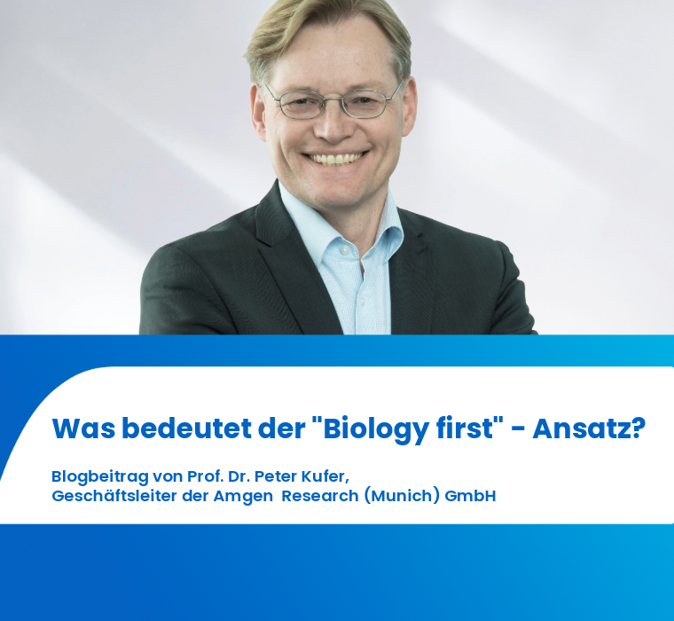 Portrait von Prof. Dr. med. Peter Kufer, dem Geschäftsleiter der Amgen Research (Munich) GmbH